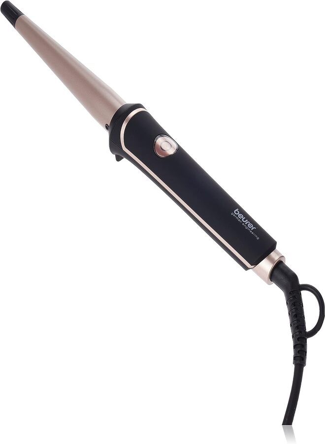 Beurer Ht 53 Curling Tongs | Professional Conical Wand With Ceramic-Keratin Coating For Soft, Shiny Curls - Image 1