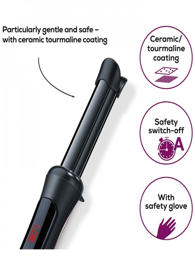 بيورير ملقاط تجعيد الشعر أسود 28x4.2x4.7سم - Image 2