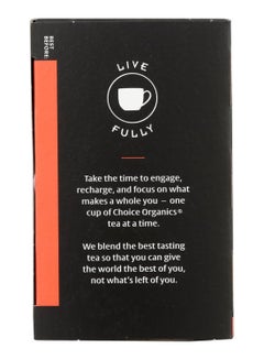 Choice Organic Teas Choice Organics - Black Tea English Breakfast , 16 Tea Bags 32grams Pack of 16  - Image 2