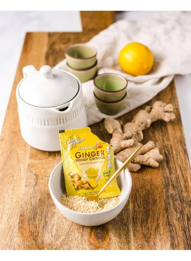prince of peace Ginger Honey Crystals Original 10 Sachets 18 G Each  - Image 3