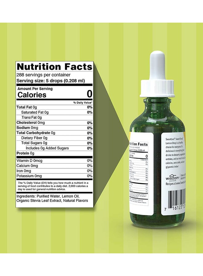 Wisdom natural Liquid Stevia Lemon Drop 60ml  - Image 2