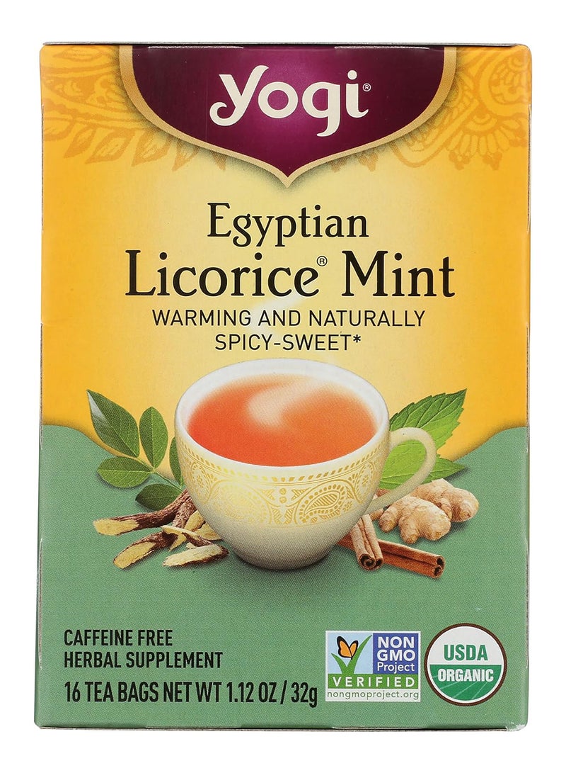 Egyptian Licorice Mint, 16 Tea Bags - pnsku/N37081464A/45/_/1731581499/aeceb237-24b8-4265-8141-ff6e0561a6a5