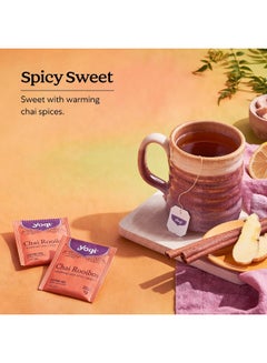 YOGI Chai Rooibos, Caffeine Free, 16 Tea Bags, 1.27 oz (36 g) Packaging May Vary  - Image 5