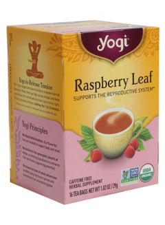 YOGI Yogi Tea, Raspberry Leaf, Caffeine Free, 16 Tea Bags  - Image 3