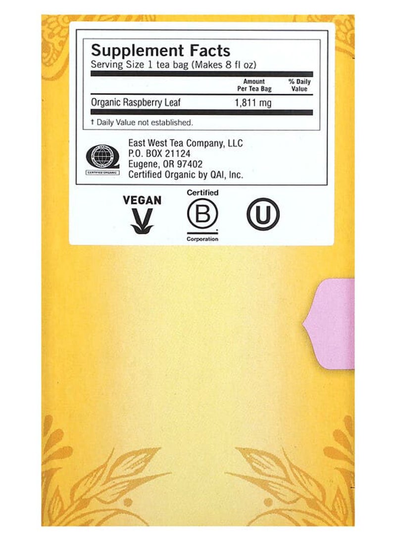 YOGI Yogi Tea, Raspberry Leaf, Caffeine Free, 16 Tea Bags  - Image 4