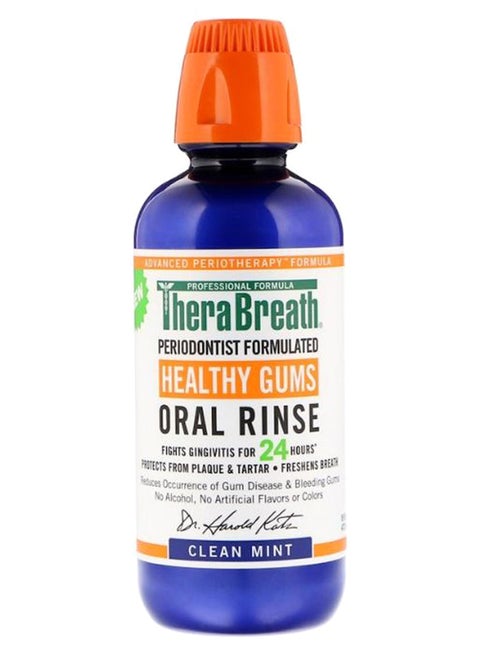 Clean Mint Flavour Healthy Gums Oral Rinse 16 fl oz