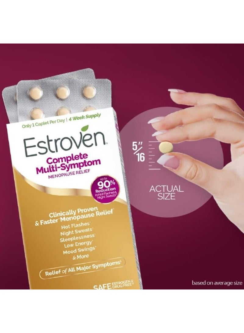 Estroven - Complete Multi-Symptom Menopause Relief, 28 Caplets - Image 1