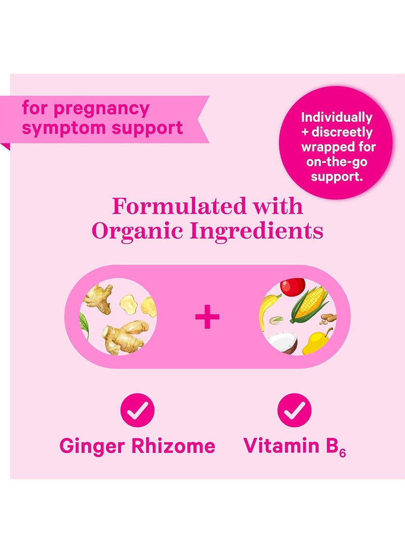 Pink Stork - Pack Of 30 Mango Ginger Morning Sickness Sweets Organic Lozenge - Image 1