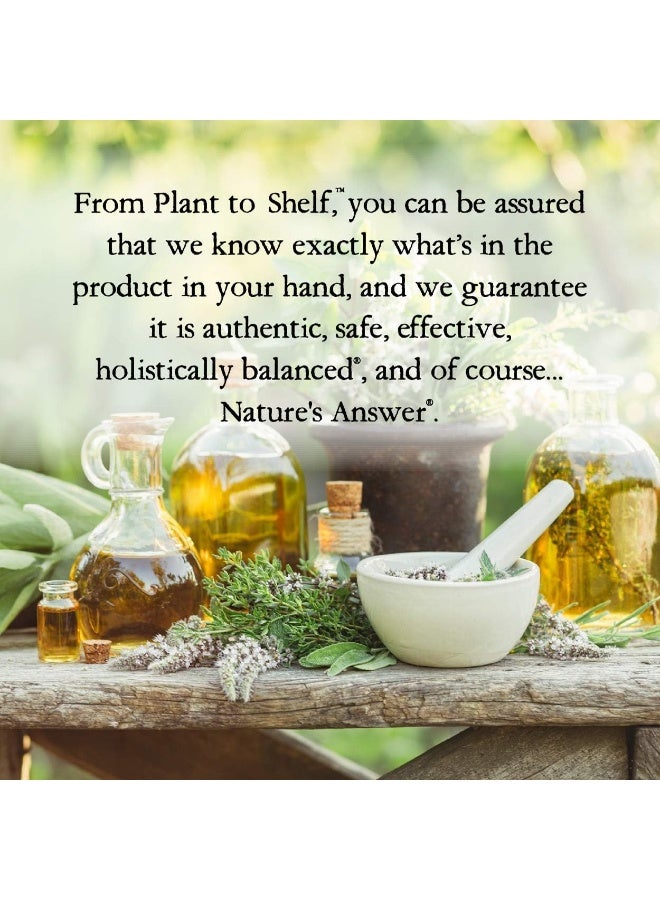 NATURE'S ANSWER Black Walnut & Wormwood Fluid Extract 1 Fl Oz  - Image 4