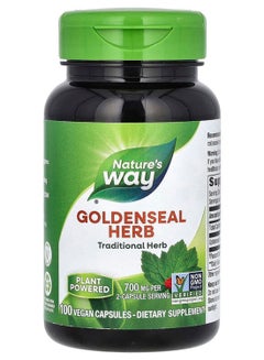 Nature's Way Goldenseal Traditional Herb - 100 Capsules  - Image 1