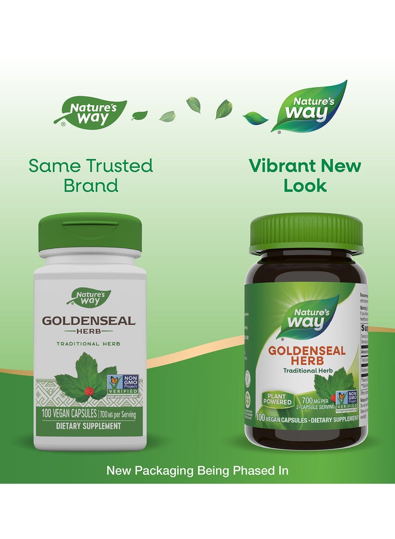 ناتشرز واي مكمل غذائي عشبة خاتم الذهب التقليدية - 100 كبسولة - Image 4