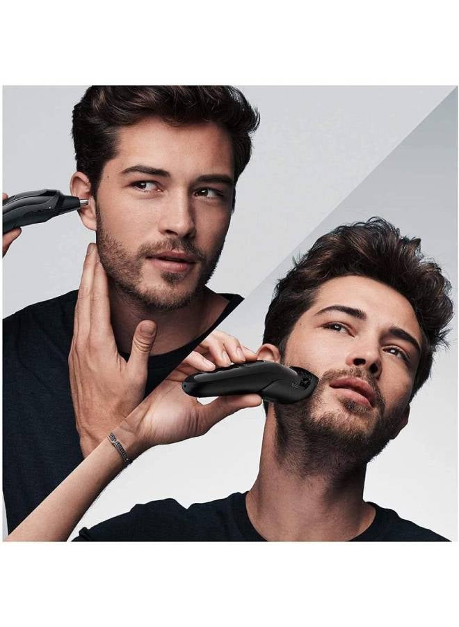 BRAUN - MGK3220 6-In-1 Face And Head Multi-Grooming Kit Black - Image 1