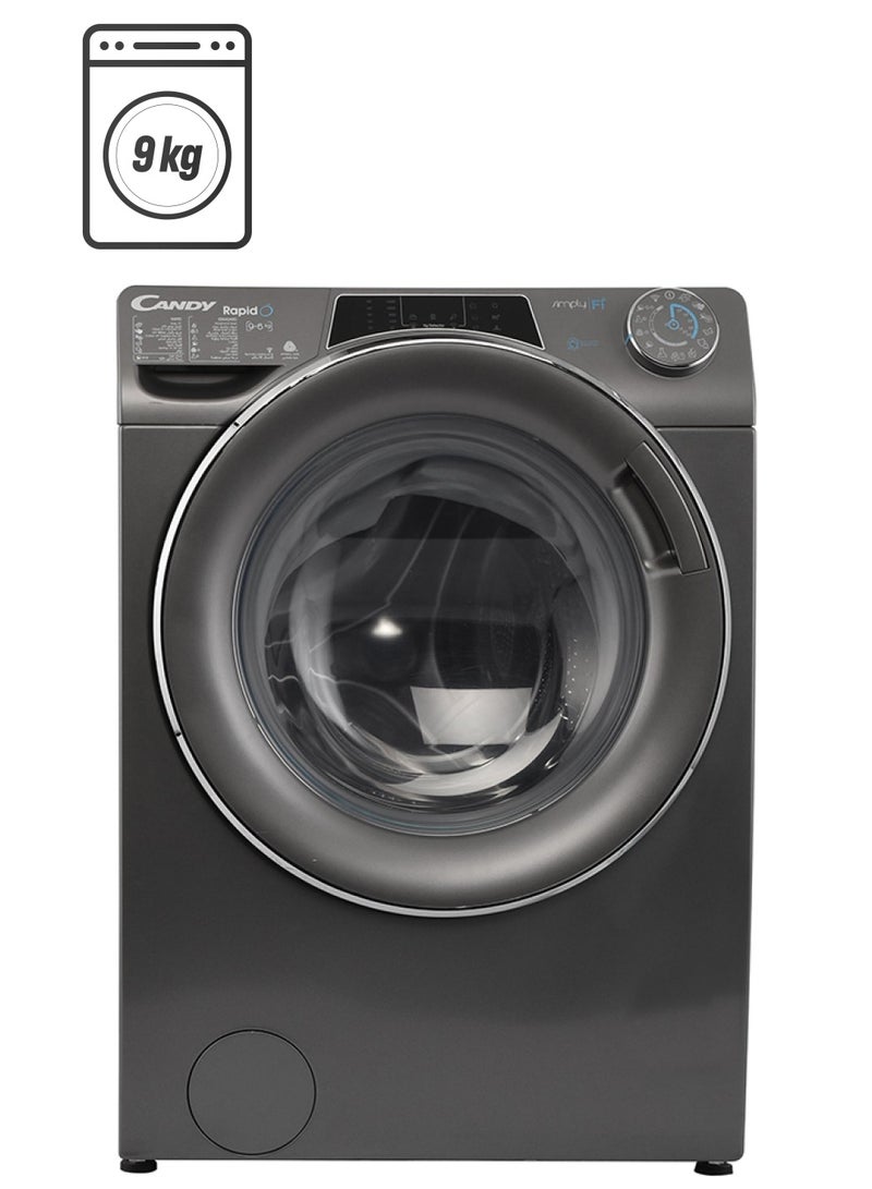 CANDY - Front-Load Automatic Washing Machine 9KG ROW4966DHCRZ-19 Anthracite - Image 1
