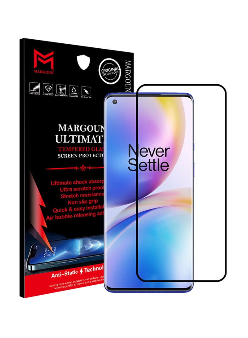 MARGOUN OnePlus 8 Pro Screen Protector No Bubble High Definition Clear Film Anti Scratch Anti Dust Screen Protector Clear  - Image 1