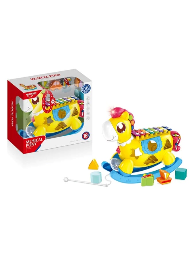 هوانجر طقم مكعبات ميوزك بوني آند شايبس مكون من 8 قطع 31x26x11سم - Image 4