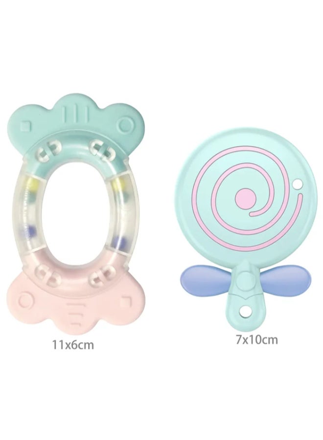 هوانجر طقم عضاضات ألعاب خشخيشة من 5 قطع - Image 5