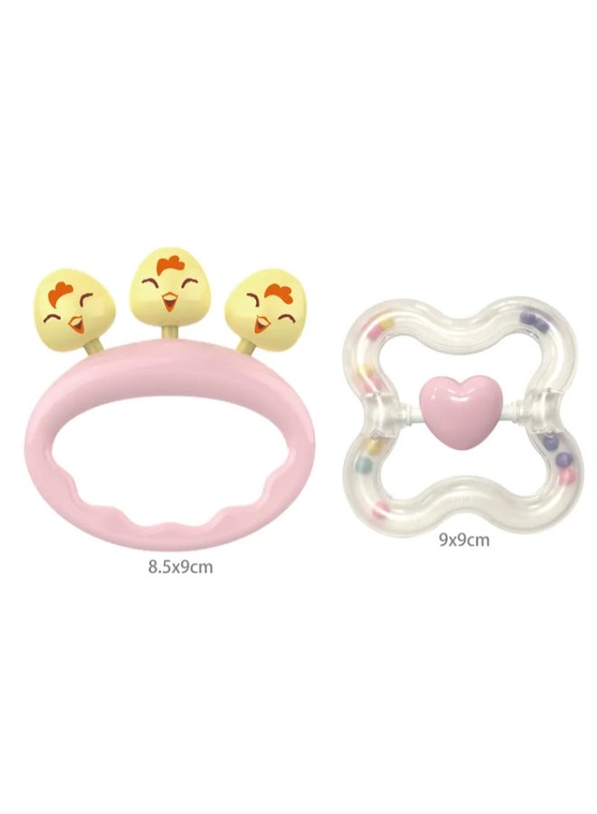 هوانجر طقم عضاضات ألعاب خشخيشة من 5 قطع - Image 4