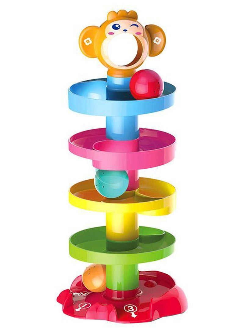 HUANGER Roll Ball Multicolored Durable And Sturdy For Long Term Use Kids Toy 18x18x41cm - Image 1