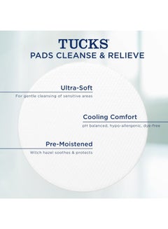 Tucks Medicated Cooling 100 Pads Packaging May Vary  - Image 5