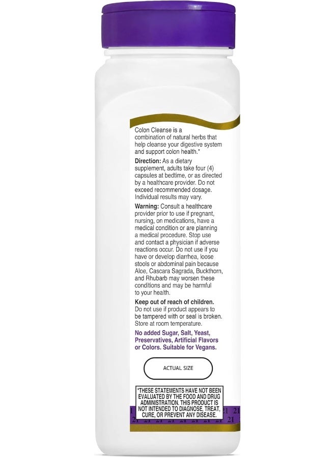 21st Century Colon Cleanse - 120 Vegetarian Capsules - Image 3
