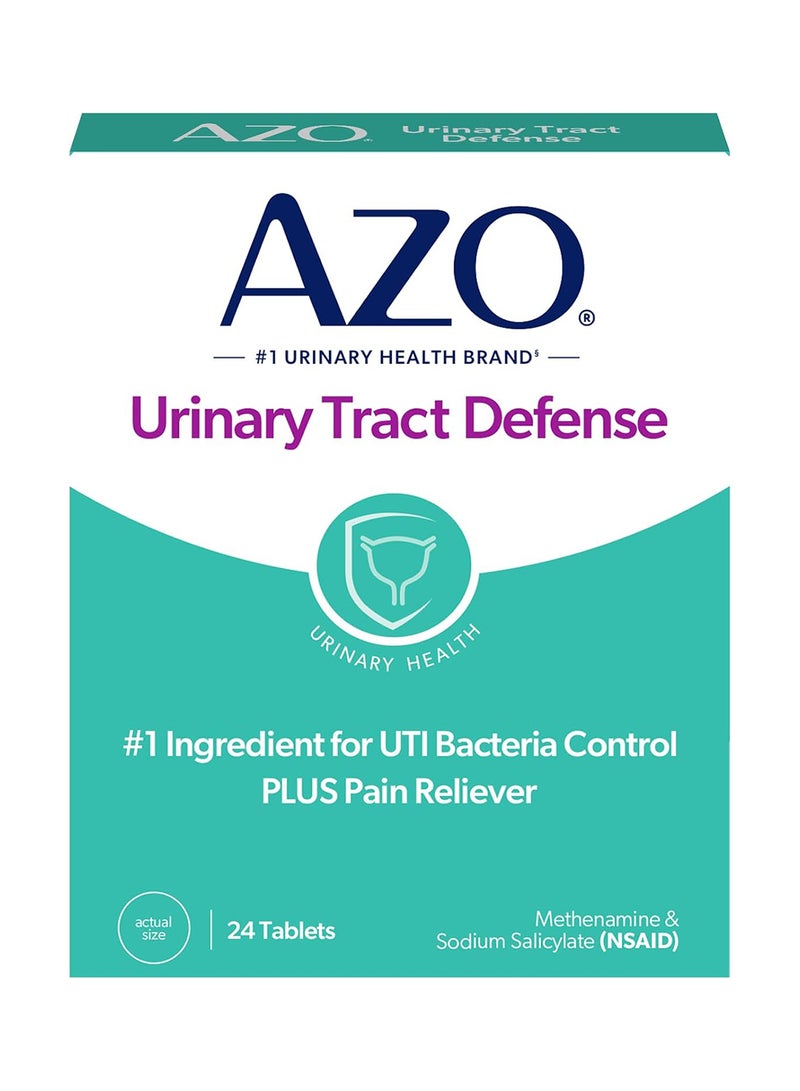 AZO Urinary Tract Defense Antibacterial Protection - 24 Tablets - Image 1
