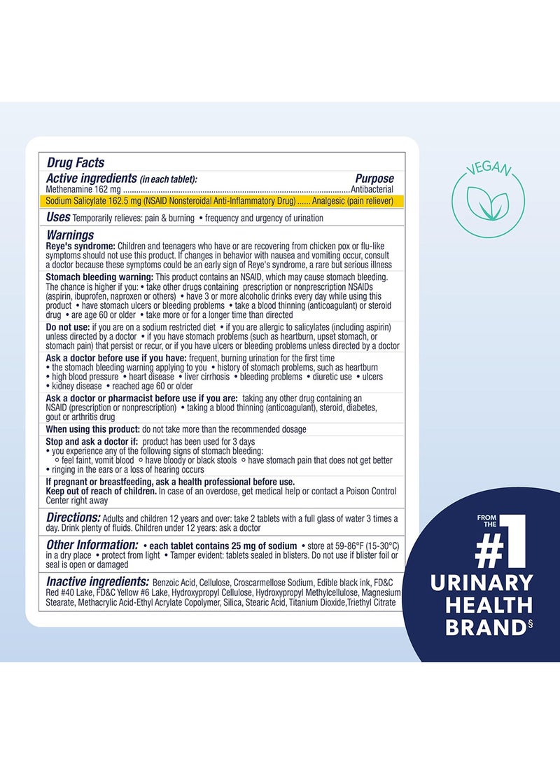 AZO Urinary Tract Defense Antibacterial Protection - 24 Tablets - Image 2