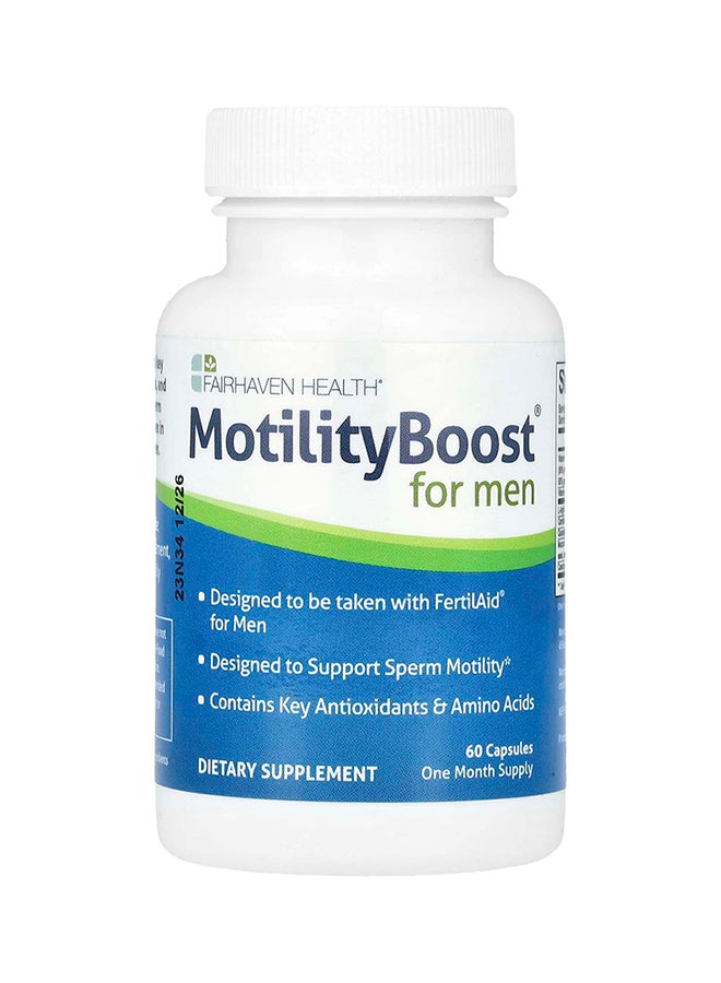 fairhaven health Fairhaven Health, MotilityBoostÂ® for Men, 60 Capsules  - Image 1