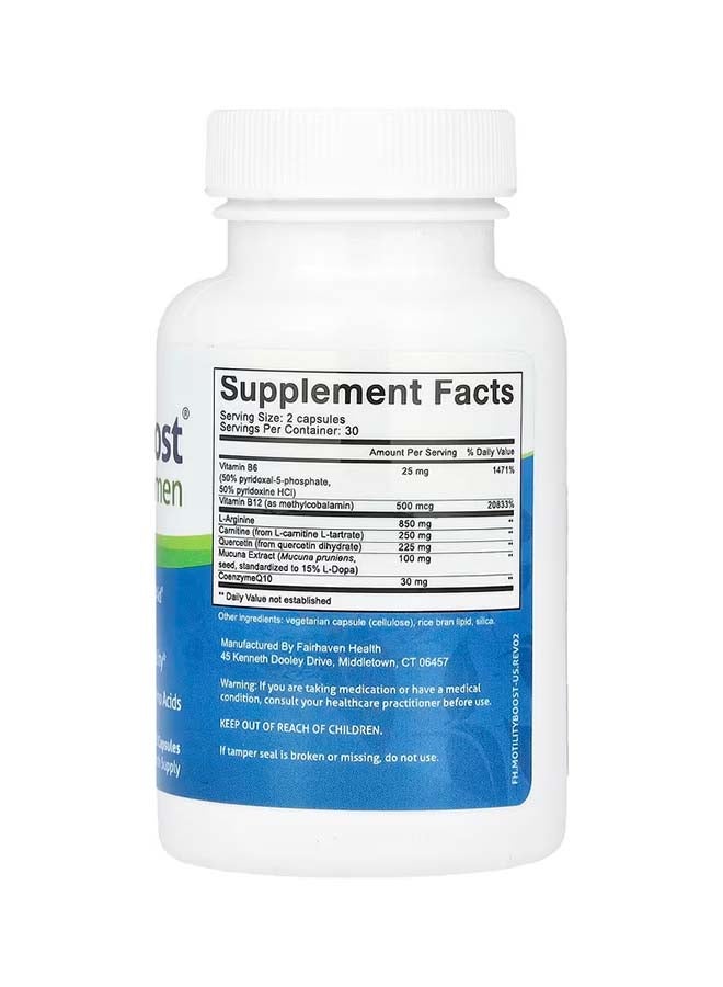 fairhaven health Fairhaven Health, MotilityBoostÂ® for Men, 60 Capsules  - Image 2