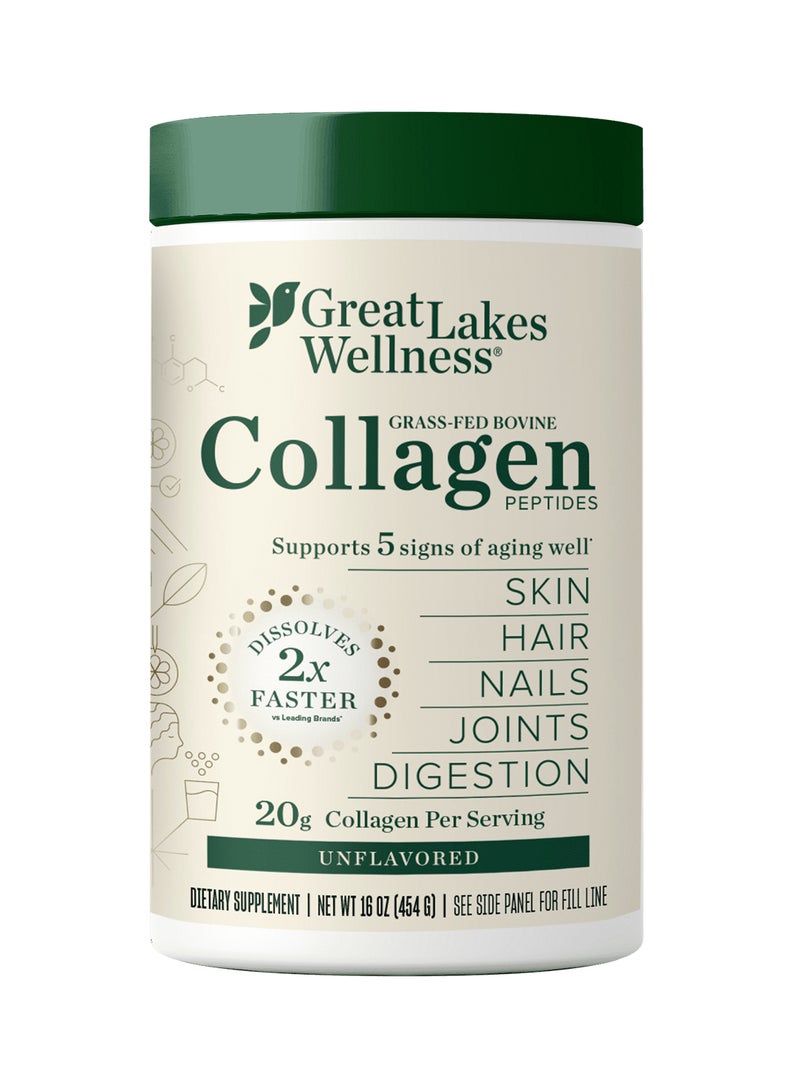Great Lakes Gelatin Co. - Unflavoured Collagen Hydrolysate 16 oz Packaging may vary - Image 1