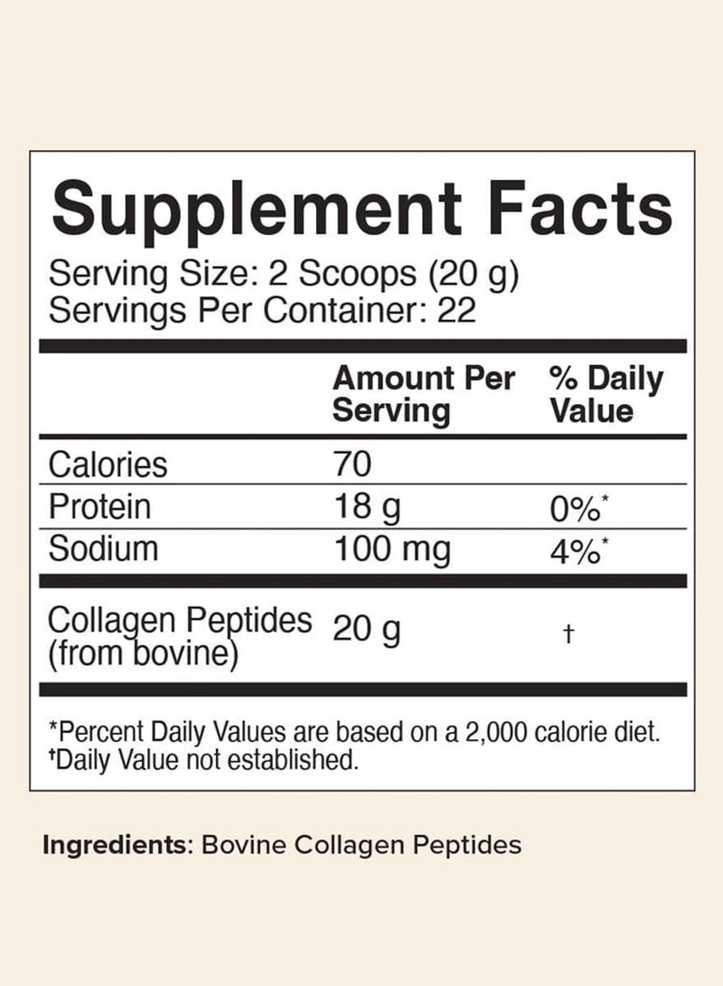 Great Lakes Gelatin Co. - Unflavoured Collagen Hydrolysate 16 oz Packaging may vary - Image 1