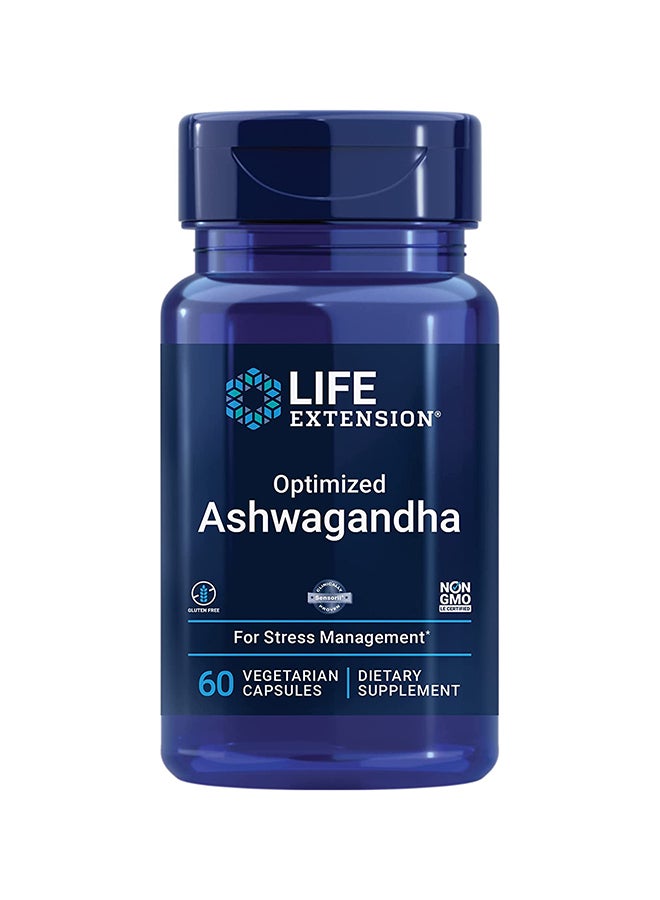 Life Extension Optimized Ashwagandha Extract - 60 Capsules - Image 1