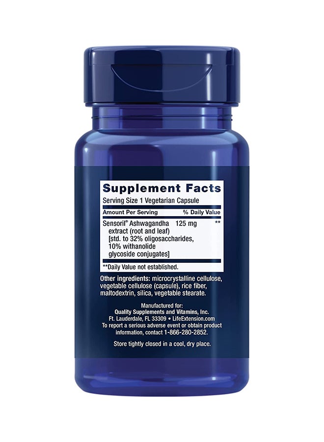 Life Extension Optimized Ashwagandha Extract - 60 Capsules - Image 2