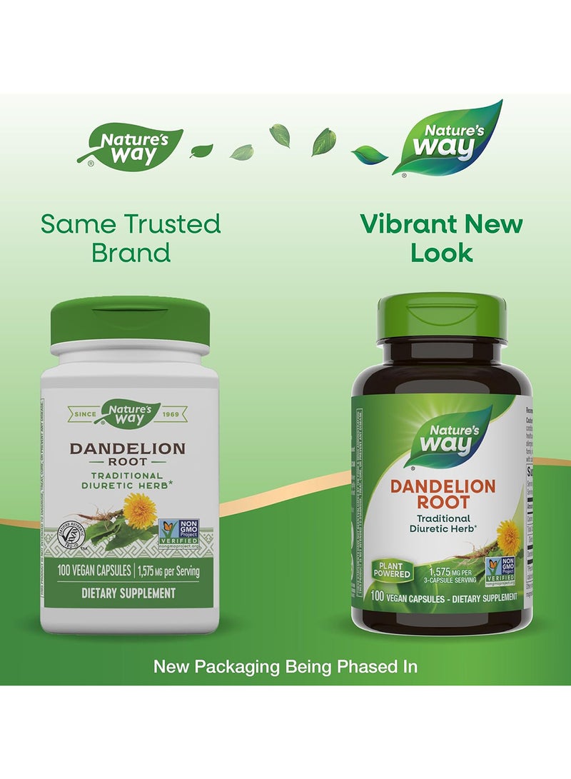 ناتشور واي جذور الهندباء - 100 كبسولة نباتية - Image 2