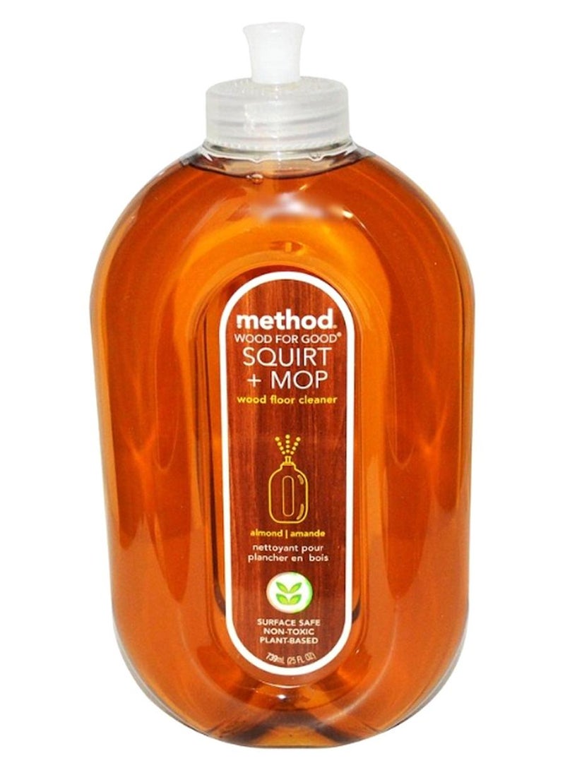 منظف الأرضيات الخشب باللوز بني