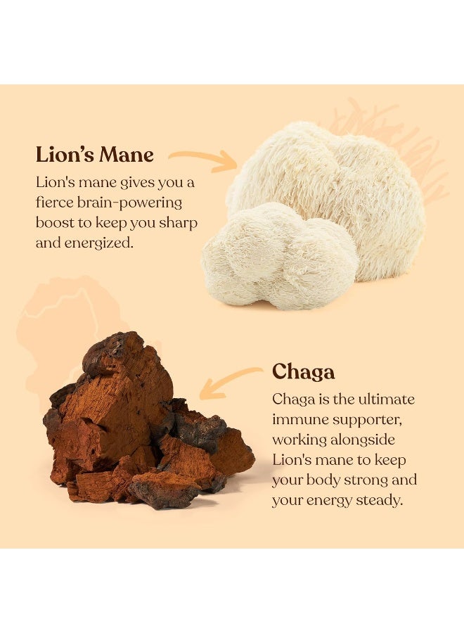 Four Sigmatic Focus, Organic Coffee with Lion's Mane & Chaga Mushrooms, Ground, 10 oz 340grams - Image 3