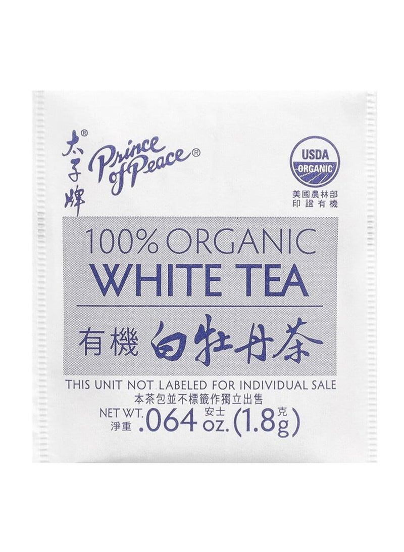 prince of peace - Prince of Peace, 100% Organic White Tea, 100 Tea Bags, 6.35 oz (180 g) - Image 1