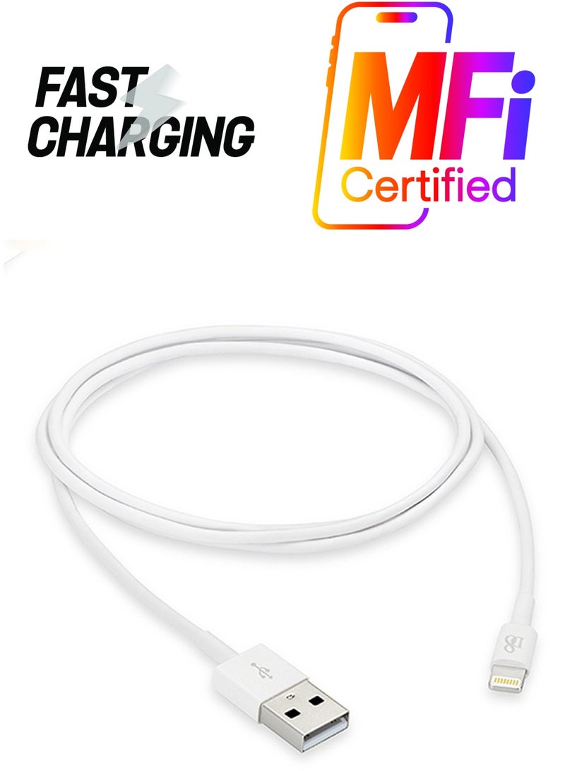 Original Tpe Micro USB Data Cable For Apple iPhone White - Image 1