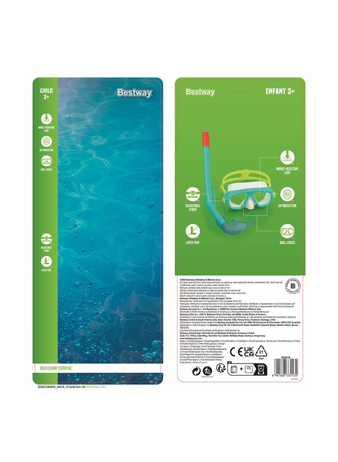 Bestway Fundive Mask  And Snorkel 19.5x7.5x39.5cm - Image 2