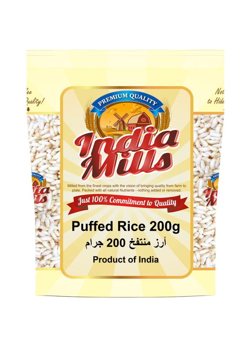India Mills Puffed Rice Mamra 200grams - Image 1