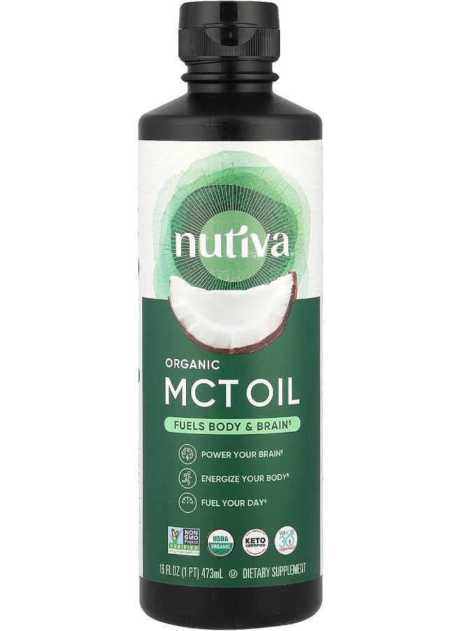 نوتيفا زيت جوز الهند العضوي MCT(جليسريدات ثلاثية متوسطة الحلقات) - Image 1