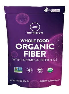 MRM MRM Nutrition Whole Food Organic Fiber with Enzymes + Prebiotics 9.03 Oz  - Image 1