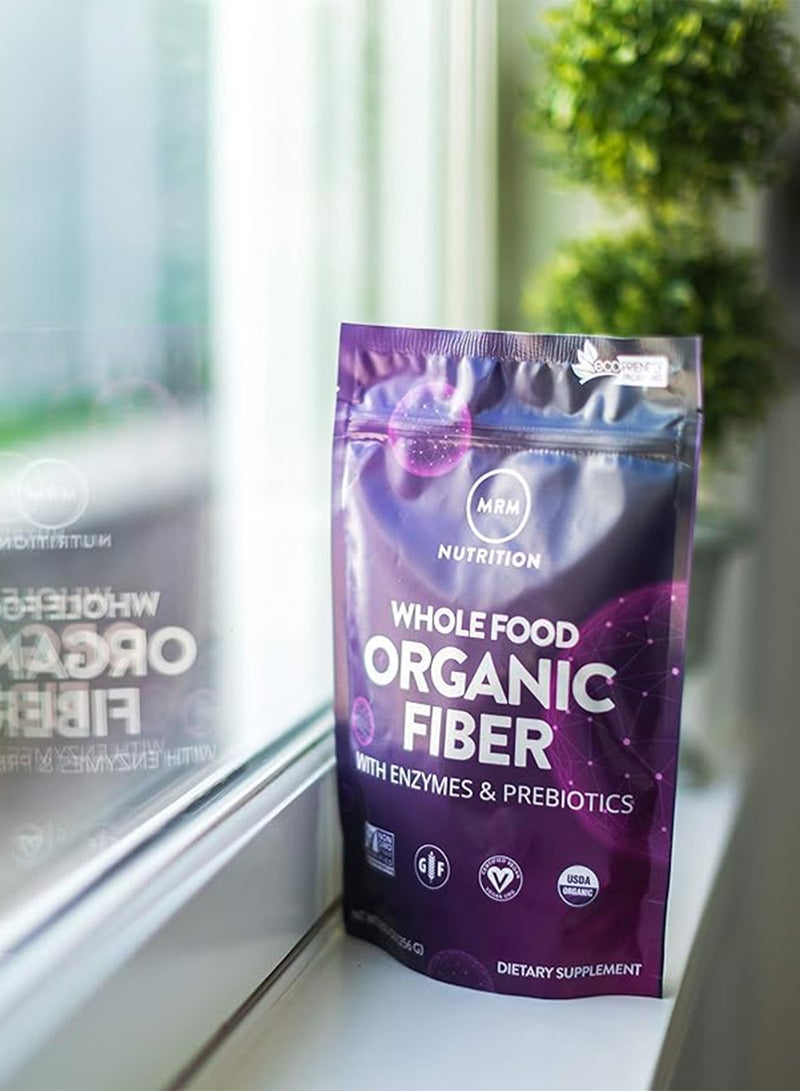 MRM Nutrition Whole Food Organic Fiber with Enzymes + Prebiotics 9.03 Oz - Image 3