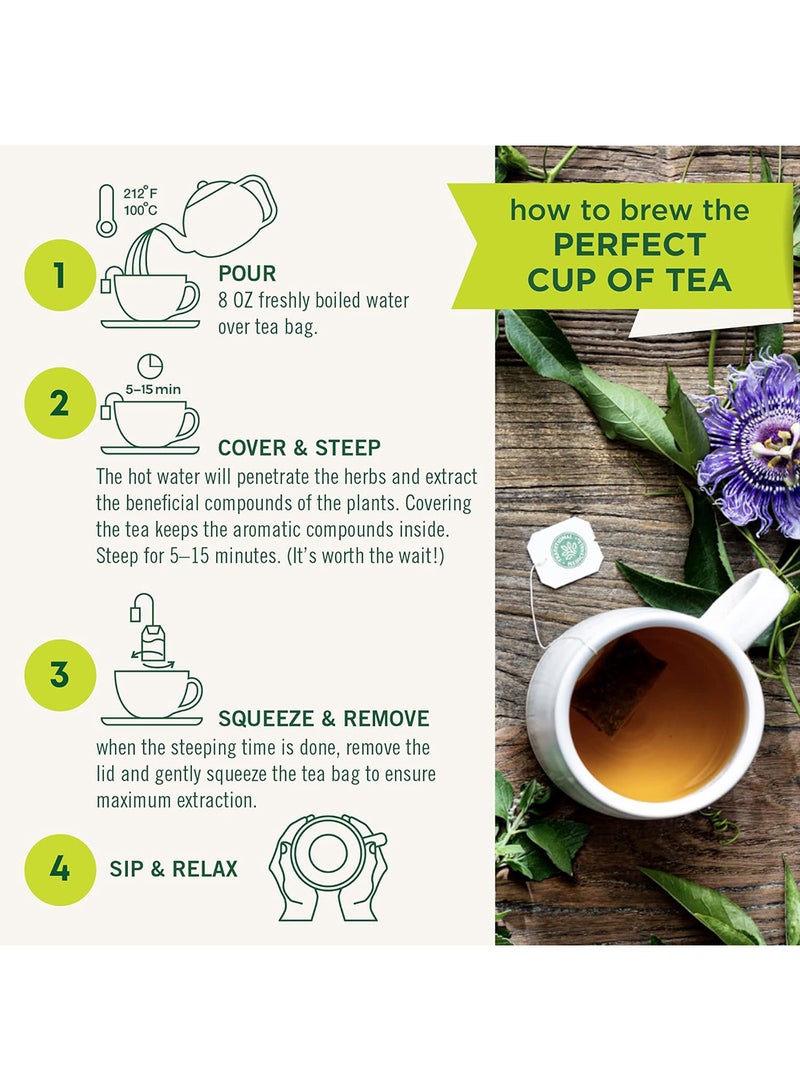 Traditional Medicinals Organic Raspberry Leaf, Ideal for Menstrual Cramp and Pregnancy Support, Caffeine Free, 16 Tea Bags  - Image 4