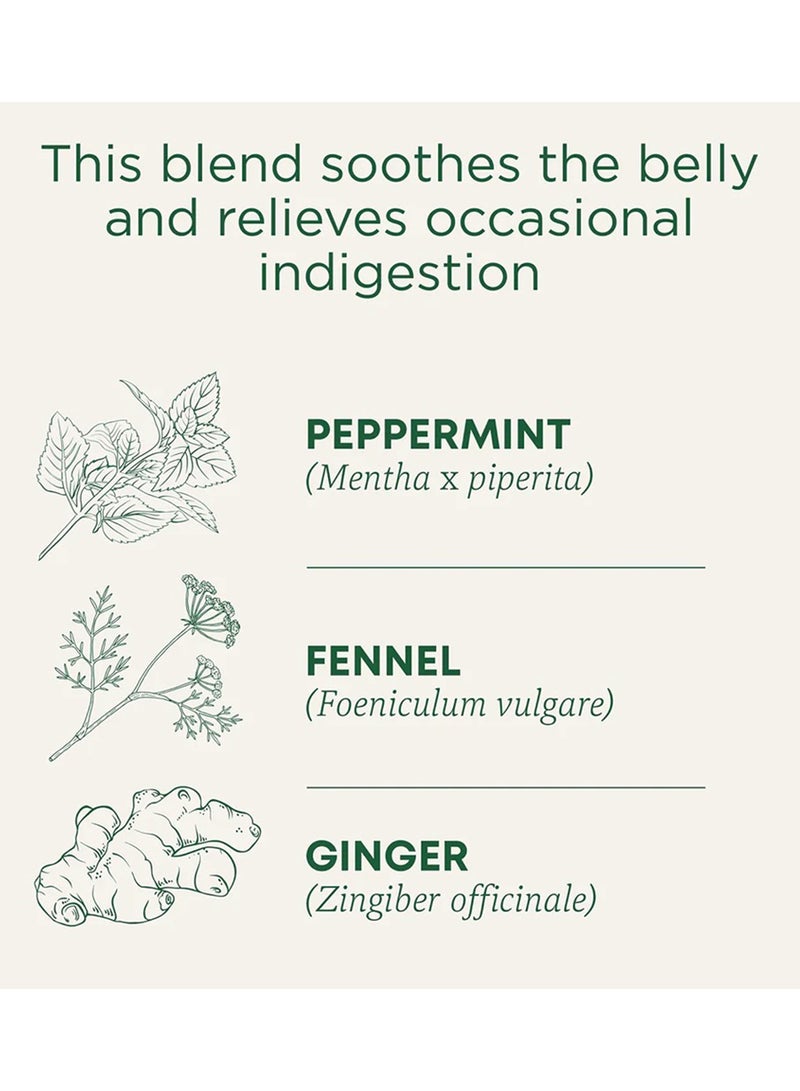Traditional Medicinals Organic Belly Comfort, Promotes Healthy Digestion, Peppermint, Caffeine Free, 16 Tea Bags  - Image 2