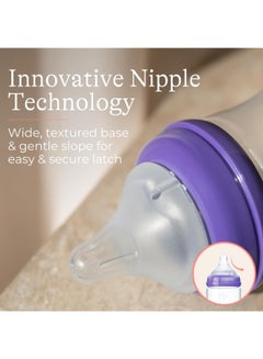 Lansinoh Feeding Bottles With Naturalwaveâ® Nipple, Medium Flow, 3 Bottles, 8 Oz (240 Ml) Each  - Image 5