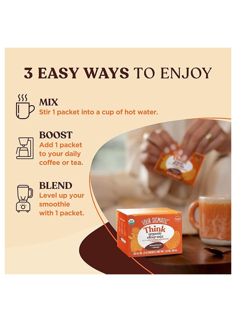 فور سيجماتك مزيج من 20 عبوة من مزيج إكسير فطر ليونز ماني مشروم - Image 3