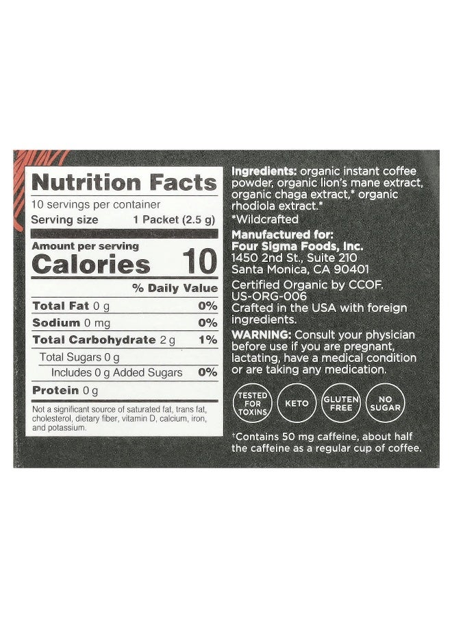 فور سيجماتك عبوة خليط قهوة بالفطر مكونة من 10 أكياس - Image 2