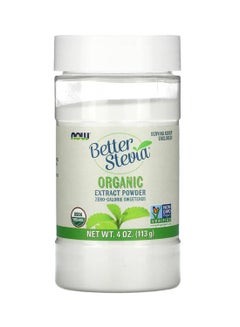 Now Foods Better Stevia Organic Extract Sweetener 113grams  - Image 1