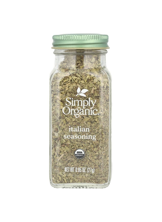 Simply Organic Italian Seasoning, 0.95 oz (27 g) 27grams - Image 1