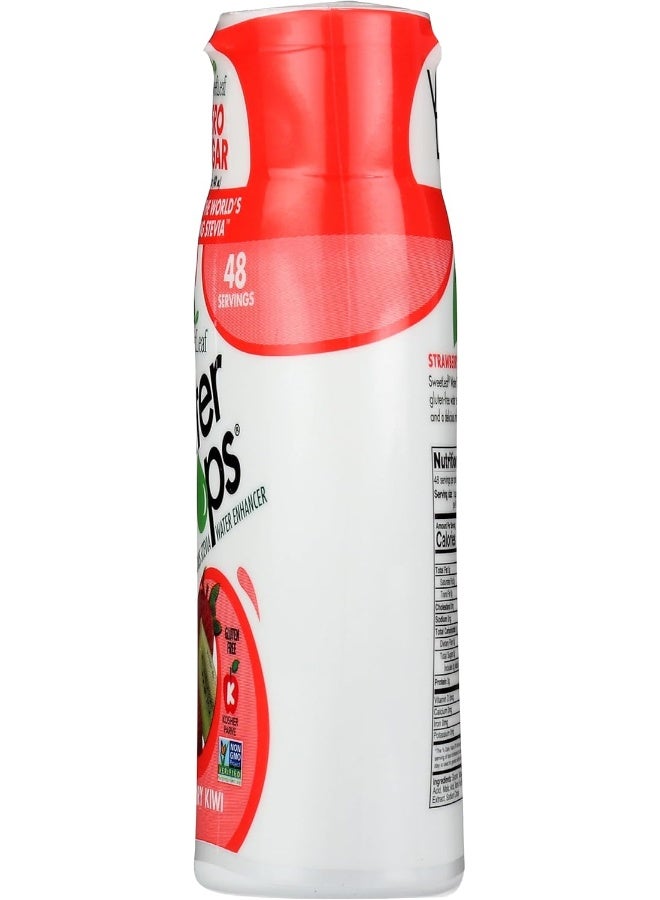 Wisdom natural - Water Drops, Delicious Stevia Water Enhancer, Strawberry Kiwi, 1.62 fl oz Packaging May Vary 48ml - Image 1